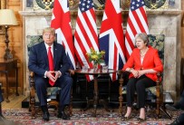 TİCARET ANLAŞMASI - Trump, İngiltere Başbakanı May ile görüştü