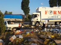 TIR ŞOFÖRÜ - Balıkesir'de Zincirleme Kaza Açıklaması Ortalık Savaş Alanına Döndü