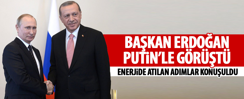 Başkan Erdoğan'dan kritik göüşme
