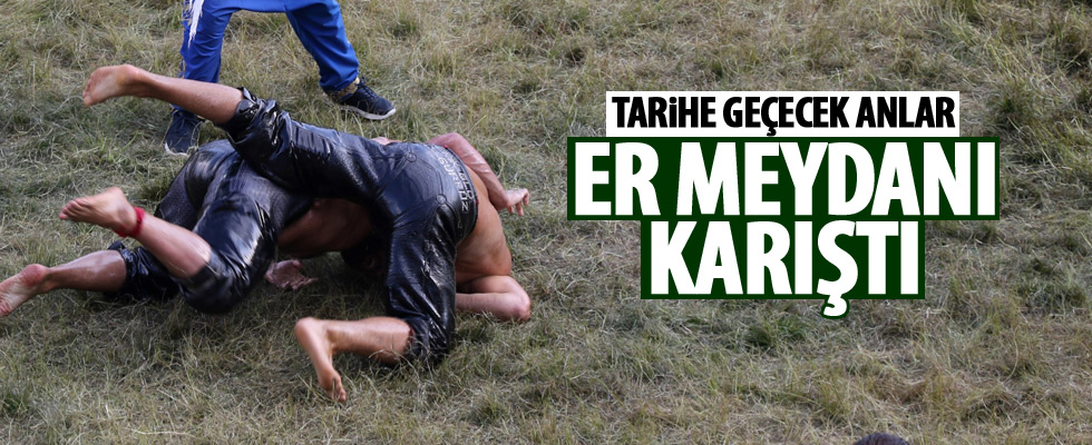 Er meydanı karıştı