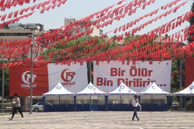 Gaziantep'te 15 Temmuz Hazırlıkları Devam Ediyor