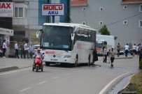 TUR OTOBÜSÜ - Sinop'ta Tur Otobüsü Seyir Halindeyken Alev Aldı