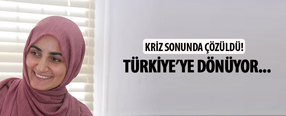 Ebru Özkan Türkiye'ye dönüyor