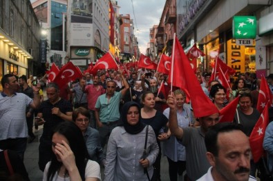Giresun'da 15 Temmuz İçin Yürüdüler