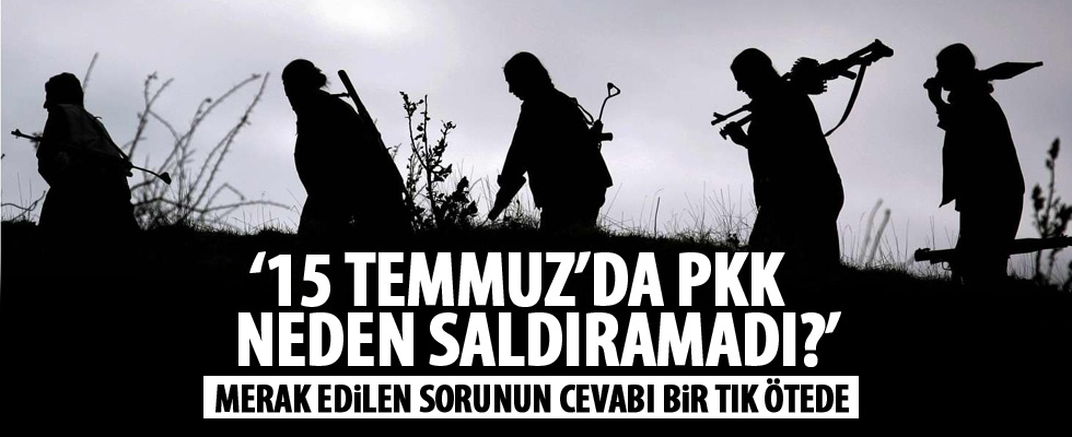 PKK, 15 Temmuz'da neden saldıramadı?