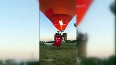 Sıcak Hava Balonları 15 Temmuz İçin Havalandı