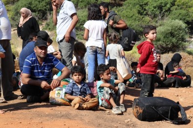 Antalya'ya Tekneyle Gelen Kaçak Mülteciler Muz Bahçesinde Yakalandı