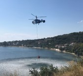 ZEYTINLIK - Balıkesir'de Yol Kenarında Başlayan Yangın Ormanlık Alana Geçti