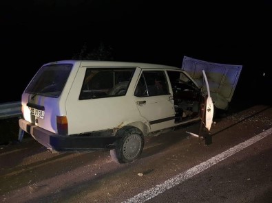 Çavdarhisar'da Trafik Kazası Açıklaması 1 Yaralı