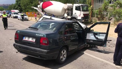 Karabük'te İki Otomobil Çarpıştı Açıklaması 1 Ölü, 7 Yaralı