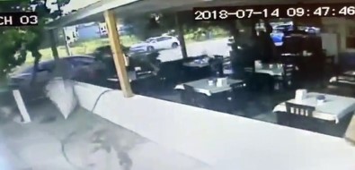 Kontrolden Çıkan Araç Pansiyon Bahçesine Daldı Açıklaması 3 Yaralı