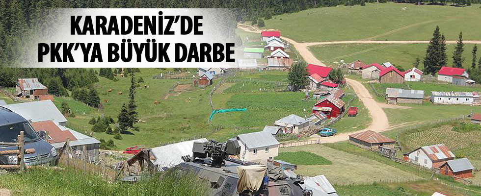 PKK'ya Karadeniz'de büyük darbe