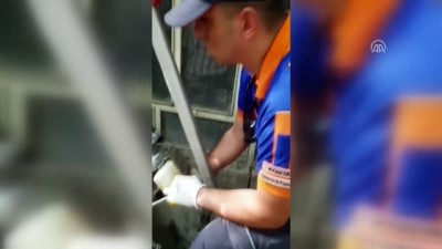 Su Kuyusuna Düşen Kedi Yavrusunu AFAD Ekipleri Kurtardı