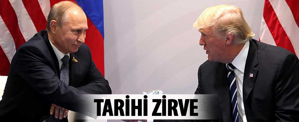 Trump-Putin zirvesi sona erdi