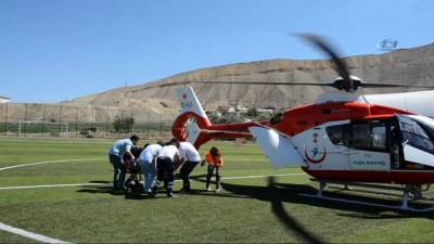 Kalp Krizi Geçiren Vatandaşın İmdadına Hava Ambulansı Yetişti