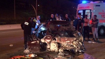 Başkentte Trafik Kazası Açıklaması 1 Ölü, 4 Yaralı