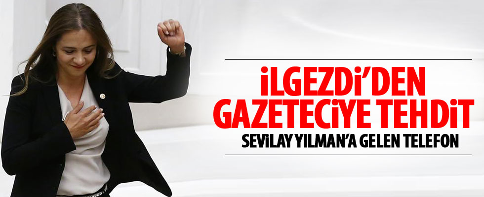 Gamze İlgezdi'den gazeteciye tehdit