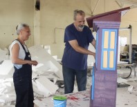 İMİTASYON - Köpükten Yapılan Eserler Hayranlık Uyandırıyor