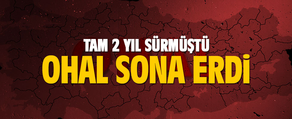 OHAL saat 24.00 itibariyle kalktı