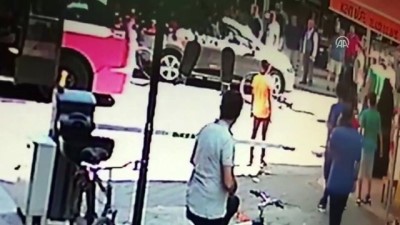 Yalova'da Genç Kıza Darp Güvenlik Kamerasında