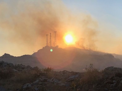 Bodrum'da Korkutan Yangın