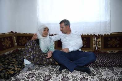 Çınar'dan 75 Yaşındaki Meryem Teyze'ye Ziyaret