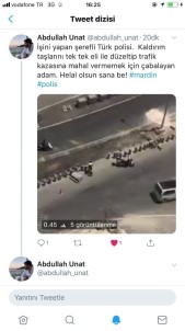 Mardin Polisinden Örnek Davranış