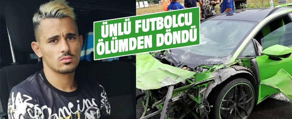 Milli futbolcu Serdar Gürler kaza geçirdi