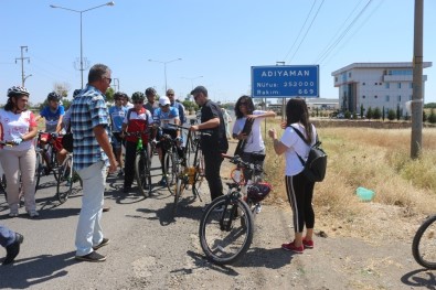 'Türk Kadının Zaferi Bisiklet Turu' Adıyaman'da