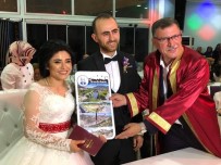 VEZIRHAN - Başkan Duymuş, Yeğeninin Nikahını Kıydı