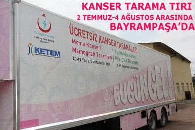 Kanser Tarama Tırı Bayrampaşa'da