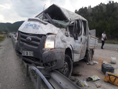 Kastamonu'da Bir Kamyonet Takla Attı Açıklaması 6 Yaralı