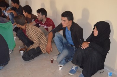 Hatay'da 16 Kaçak Göçmen Yakalandı