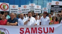 TÜRK TABIPLER BIRLIĞI - Samsun'da Sağlıkçılar, Sağlıkta Şiddete Tepki İçin Eylem Yaptı