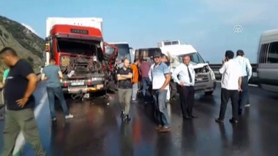 GÜNCELLEME - Anadolu Otoyolu'nda Zincirleme Trafik Kazası