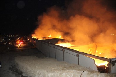 Şanlıurfa OSB'deki Bir İplik Fabrikasında Yangın Çıktı