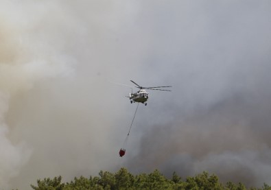 Antalya'daki Orman Yangını Devam Ediyor