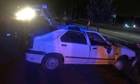 Otomobil Takla Attı Açıklaması  5 Yaralı