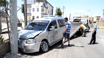 Aksaray'da İki Hafif Ticari Araç Çarpıştı Açıklaması 7 Yaralı