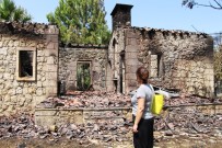 YURTPıNAR - Antalya'da Yangının Ardından Ürküten Manzara