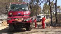 YURTPıNAR - Antalya'daki Orman Yangınında Zarar Gören Alan Havadan Görüntülendi