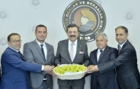 AHMET ŞENEL - Aydın Ticaret Borsası'ndan Hisarcıklıoğlu'na Ziyaret
