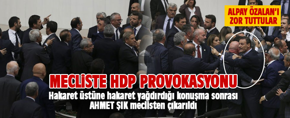 HDP'li Ahmet Şık meclisten çıkarıldı