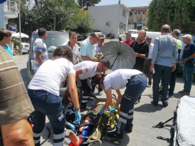 Milas'ta Engelli Vatandaşa Araba Çarptı