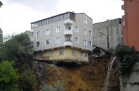 TOPRAK KAYMASI - 4 Katlı Binanın Çökme Anı Saniye Saniye Görüntülendi