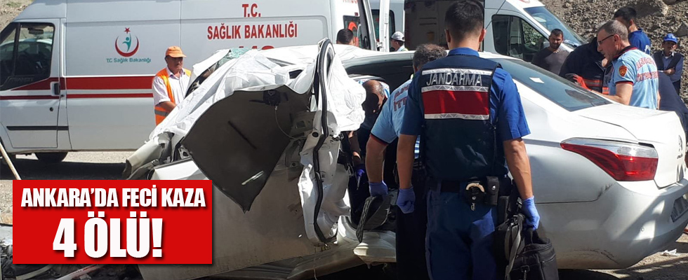 Başkent'te feci kaza: 4 ölü