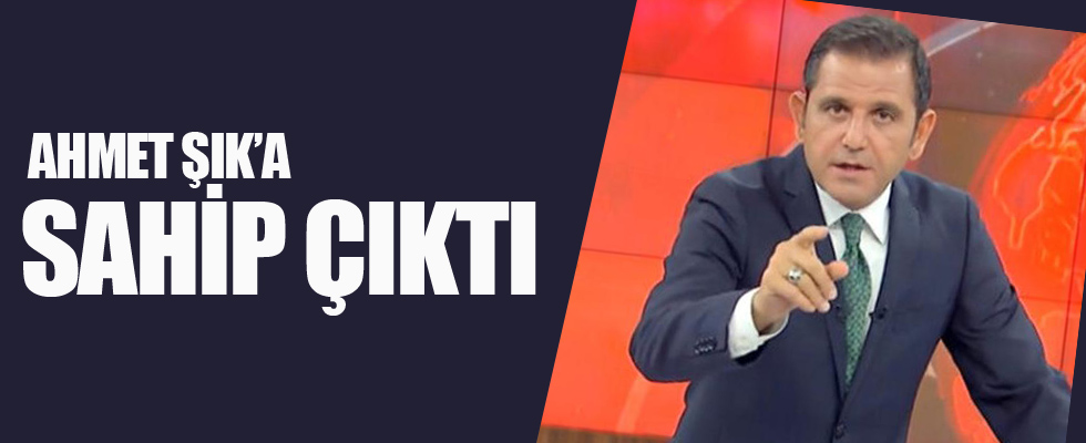 Fatih Portakal'dan Ahmet Şık'a destek