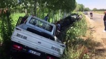 KARAHÜYÜK - Kamyonet İle Otomobil Çarpıştı Açıklaması 1 Ölü, 1 Yaralı