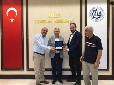 İHA - Türkiye Gazetesi'nden Eğirdir Belediyesi Ve ITSO Ziyareti