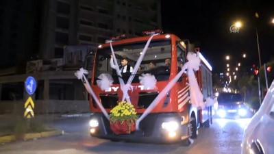 İtfaiye Aracı 'Gelin Arabası' Oldu